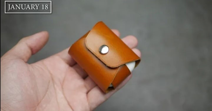 Современная выкройка кожаный чехол для AirPods